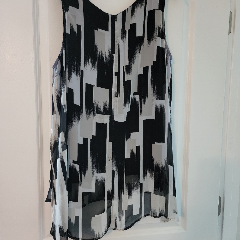 Black and White Tank